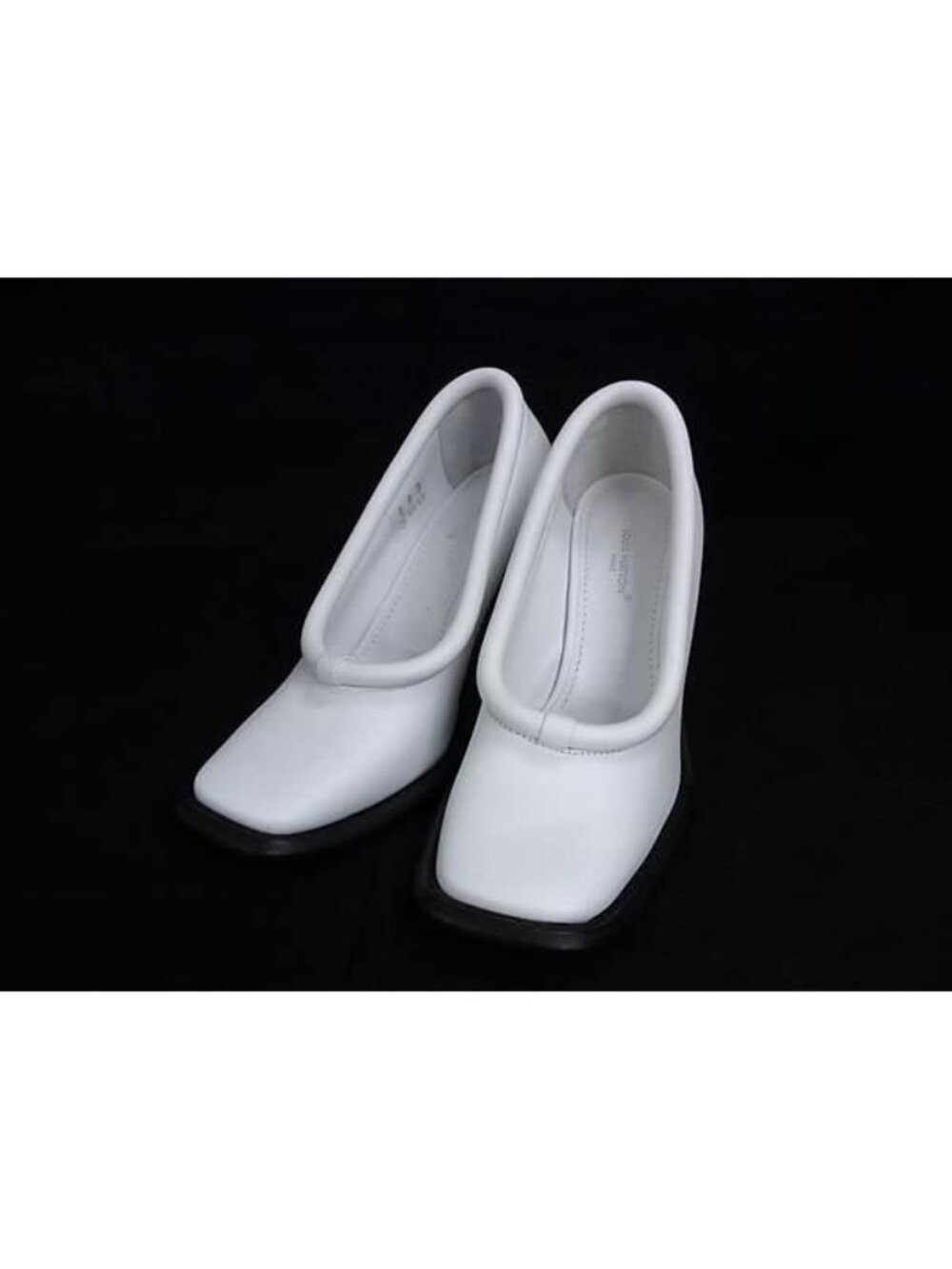 Louis Vuitton Berlin Line Heels Shoes White